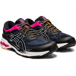 Asics Gel-Kayano 26 Black/Blue Coast Running Shoes Women