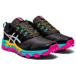 Asics Gel-Fujitrabuco 8 Black/White Trail Running Shoes Women