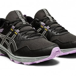 Asics Gel-Venture 8 (D) Black/Ivory Trail Running Shoes Women