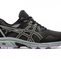 Asics Gel-Venture 8 (D) Black/Ivory Trail Running Shoes Women