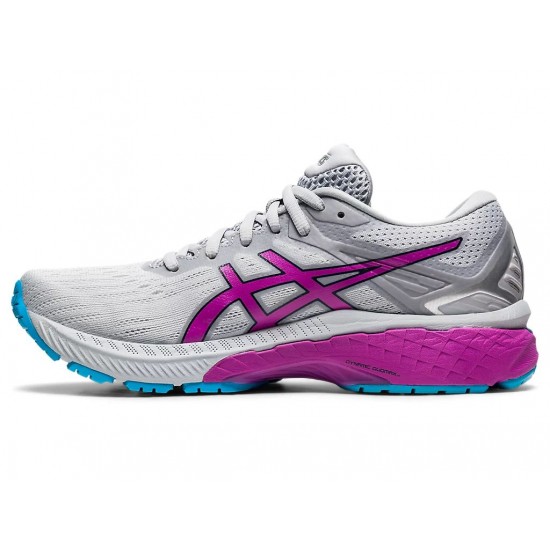 Asics Gt-2000 9 Piedmont Grey/Digital Grape Running Shoes Women