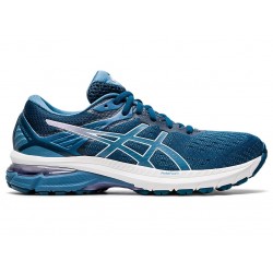 Asics Gt-2000 9 Mako Blue/Grey Floss Running Shoes Women