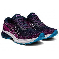 Asics Gt-2000 9 Knit French Blue/White Running Shoes Women