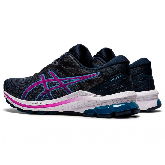 Asics Gt-1000 10 French Blue/Digital Grape Running Shoes Women