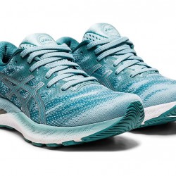 Asics Gel-Nimbus 23 Smoke Blue/Pure Silver Running Shoes Women