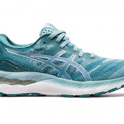 Asics Gel-Nimbus 23 Smoke Blue/Pure Silver Running Shoes Women