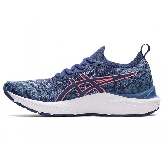 Asics Gel-Cumulus 23 Mk Storm Blue/Thunder Blue Running Shoes Women