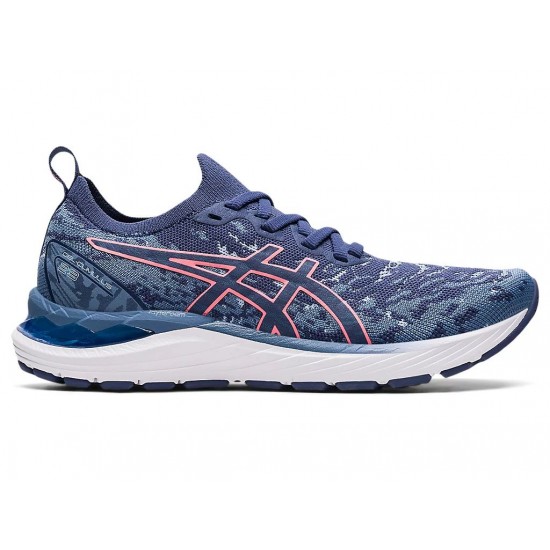 Asics Gel-Cumulus 23 Mk Storm Blue/Thunder Blue Running Shoes Women