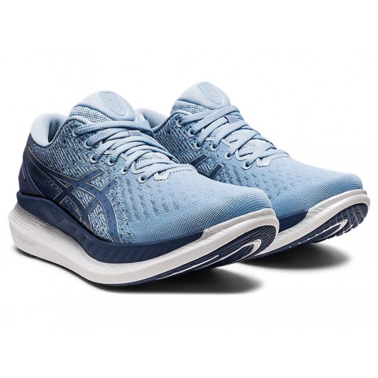 Asics Glideride 2 Mist/Thunder Blue Running Shoes Women