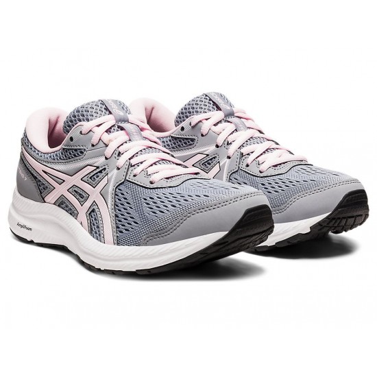 Asics Gel-Contend 7 (D) Sheet Rock/Pink Salt Running Shoes Women