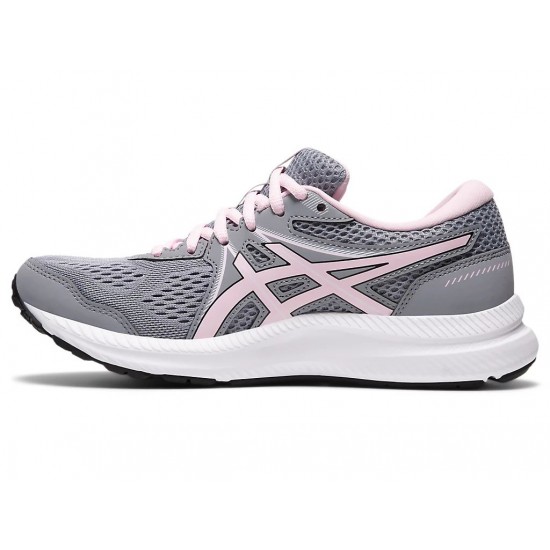 Asics Gel-Contend 7 (D) Sheet Rock/Pink Salt Running Shoes Women