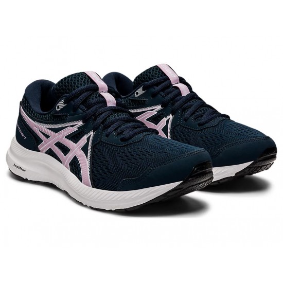 Asics Gel-Contend 7 French Blue/Barely Rose Running Shoes Women
