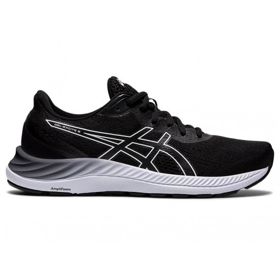 Asics Gel-Excite 8 (D) Black/White Running Shoes Women