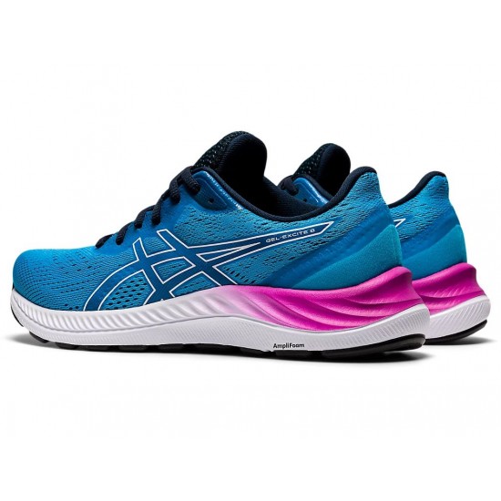 Asics Gel-Excite 8 Digital Aqua/White Running Shoes Women