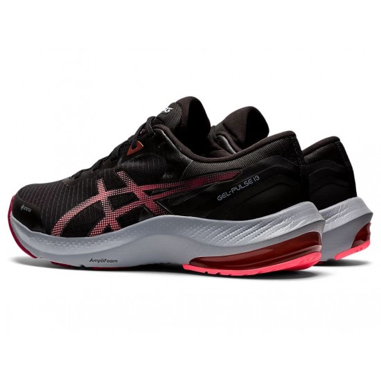 Asics Gel-Pulse 13 G-Tx Black/Blazing Coral Running Shoes Women