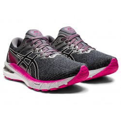 Asics Gt-2000 10 Narrow Sheet Rock/Pink Rave Running Shoes Women