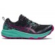 Asics Fuji Lite 2 Black/Fuchsia Red Trail Running Shoes Women