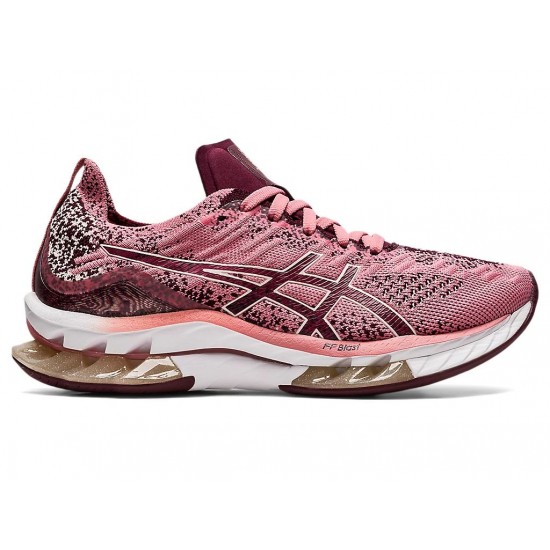 Asics Gel-Kinsei Blast Smokey Rose/Deep Mars Running Shoes Women