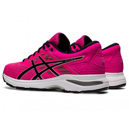 Asics Gel-Flux 5 Pink Glo/Black Running Shoes Women