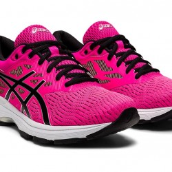 Asics Gel-Flux 5 Pink Glo/Black Running Shoes Women