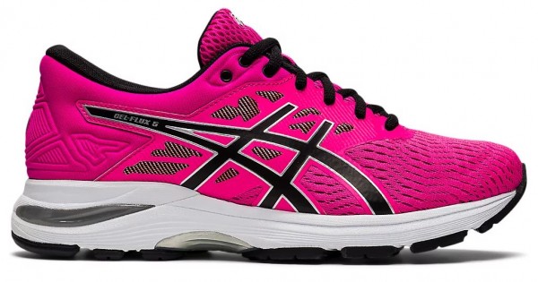 Asics Gel-Flux 5 Pink Glo/Black Running Shoes Women