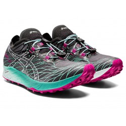 Asics Fujispeed Black/Soothing Sea Trail Running Shoes Women