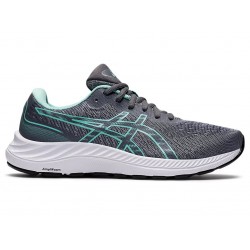 Asics Gel-Excite 9 Wide Sheet Rock/Oasis Green Running Shoes Women