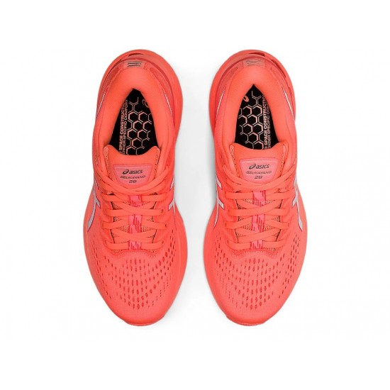 Asics Gel-Kayano 28 Lite-Show Lite Show/Sun Coral Running Shoes Women