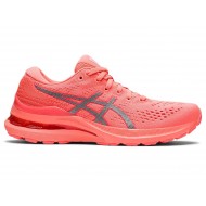 Asics Gel-Kayano 28 Lite-Show Lite Show/Sun Coral Running Shoes Women