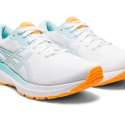 Asics Gt-1000 11 White/Clear Blue Running Shoes Women