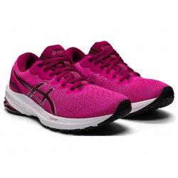 Asics Gt-1000 11 Dried Berry/Pink Glo Running Shoes Women