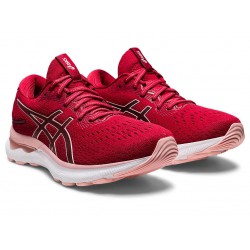 Asics Gel-Nimbus 24 Cranberry/Frosted Rose Running Shoes Women
