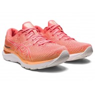 Asics Gel-Cumulus 24 Papaya/White Running Shoes Women