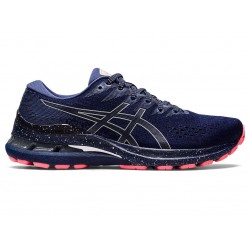 Asics Gel-Kayano 28 Peacoat / Pure Silver Running Shoes Women