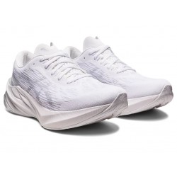 Asics Novablast 3 White/Piedmont Grey Running Shoes Women