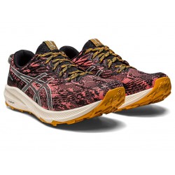 Asics Fuji Lite 3 Papaya/Light Sage Trail Running Shoes Women