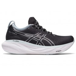 Asics Gel-Nimbus 25 Black/Reborn Blue Running Shoes Women