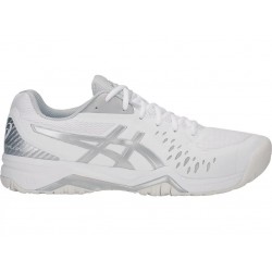 Asics Gel-Challenger 12 White/Silver Tennis Shoes Men