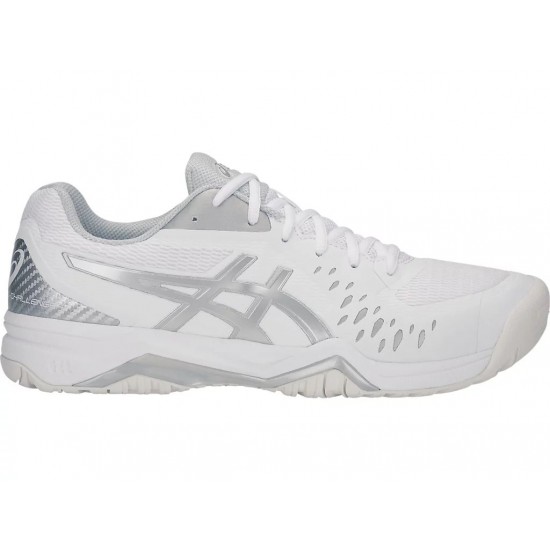 Asics Gel-Challenger 12 White/Silver Tennis Shoes Men