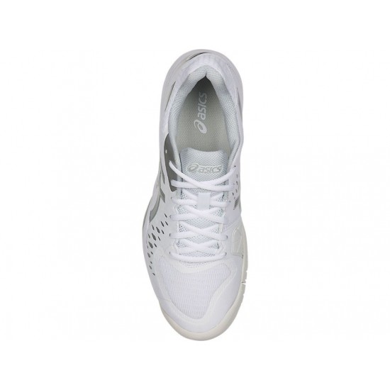 Asics Gel-Challenger 12 White/Silver Tennis Shoes Men