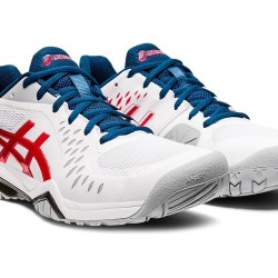 Asics Gel-Challenger 12 White/Classic Red Tennis Shoes Men
