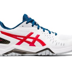 Asics Gel-Challenger 12 White/Classic Red Tennis Shoes Men