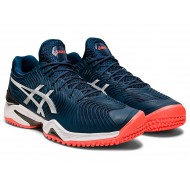 Asics Court Ff 2 Oc Mako Blue/White Tennis Shoes Men