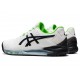 Asics Gel-Resolution 8 (2E) White/Green Gecko Tennis Shoes Men