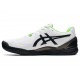 Asics Gel-Resolution 8 (2E) White/Green Gecko Tennis Shoes Men