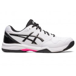 Asics Gel-Dedicate 7 White/Hot Pink Tennis Shoes Men