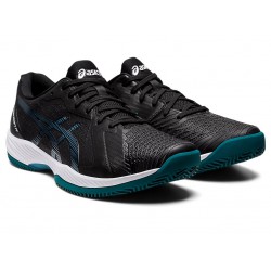 Asics Solution Swift Ff Clay Black/Misty Pine Tennis Shoes Men