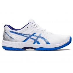 Asics Solution Swift Ff Clay White/Electric Blue Tennis Shoes Men