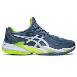 Asics Court Ff 3 Clay Steel Blue/White Tennis Shoes Men