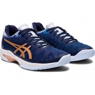 Asics Solution Speed Ff Peacoat/Rose Gold Tennis Shoes Women